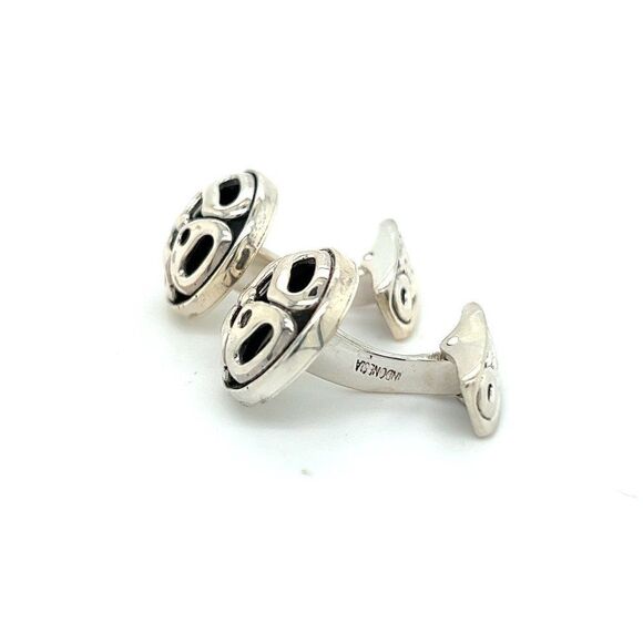John Hardy Estate Mens Cufflinks Silver JH52 - Picture 4 of 8